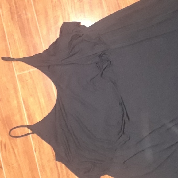 NWT Lane Bryant Black Tiered Swing Maxi Dress - Picture 3 of 3